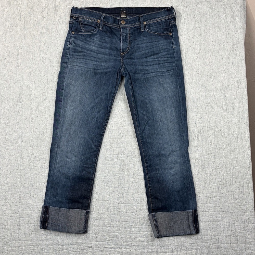 Citizens of Humanity Dani Cropped Straight‎ Leg Jeans Women's Size 30 Selvedge